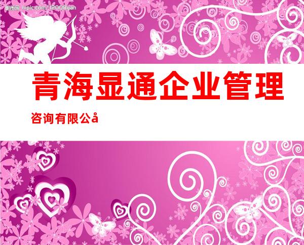 青海显通企业管理咨询有限公司
